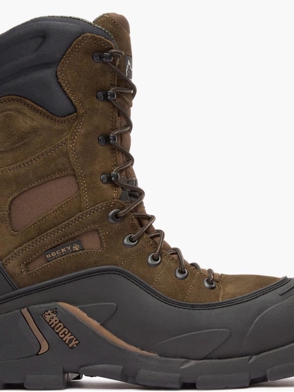 Rocky Blizzard Stalker Boots 9” Waterproof 1200G Insulated 10 M Men FQ0005454